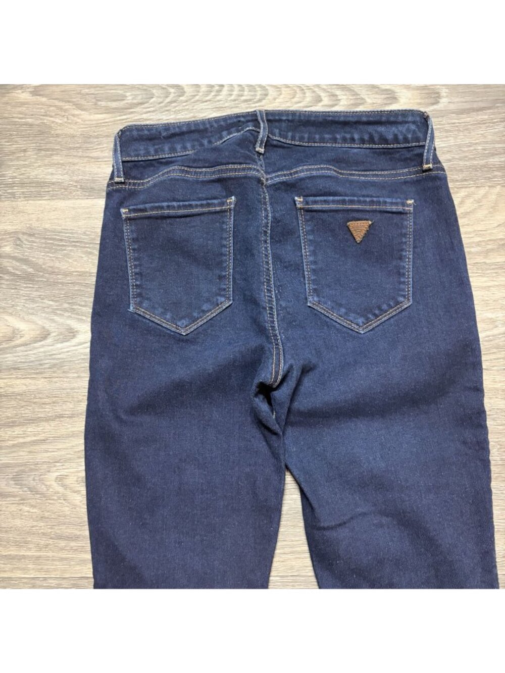 Guess Sexy Curve Dark Wash Skinny Jeans 29 Stretch Denim 5 Pocket Mid Rise - Picture 14 of 14